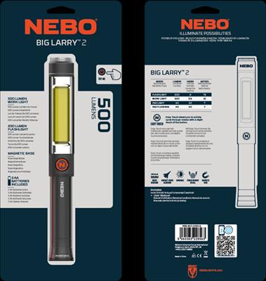 Image du produit Nebo Big Larry 2 (19.70 cm, 500 lm)