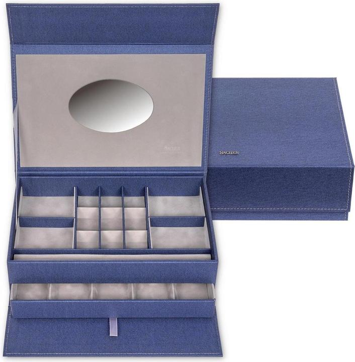 Image du produit Sacher 2045.517.231021 - Boîte à bijoux bleu denim