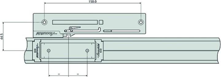Actual product image Accuride Ball linear guide DA0115-RCH