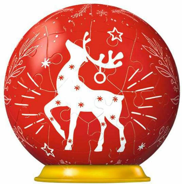 Actual product image Ravensburger Puzzle ball Christmas bauble reindeer (54 pieces)