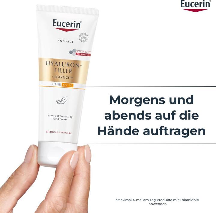Produktbild Eucerin HYALURON-FILLER + ELASTICITY Handpflege LSF 30 (75 ml)
