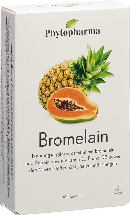 Image du produit Phytopharma Bromélaïne (45 pièce(s), Capsules, 46 g)