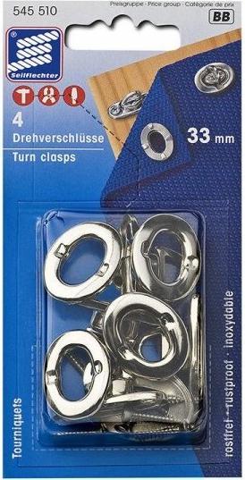 Image du produit ProPlus Fermeture à vis, 4 pièces sous blister (4 Vis par pièce)