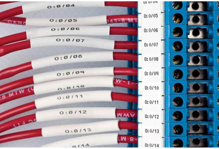 Actual product image Brady B33-94-2-342-2, Permasleeve, Polyolefin, White, 25.40 x 4.62 mm, for diameter 0.58 - 2.03