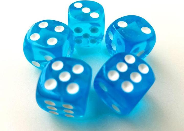 Image du produit Casinoshop Würfel - Craps Dice (5 cubes) en bleu