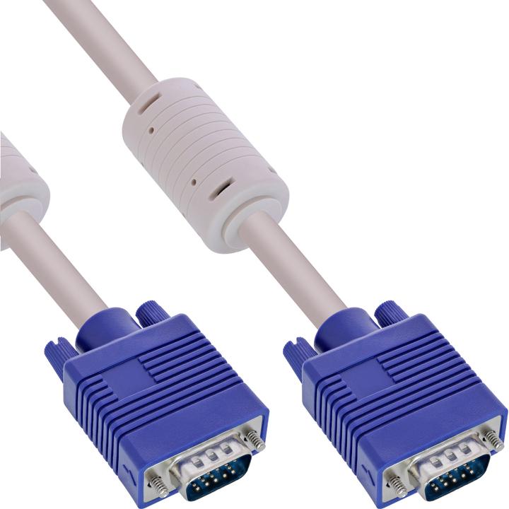 Immagine prodotto InLine Cavo D-Sub (VGA) - D-Sub (VGA) 1m blu (17702) (1 m, VGA)