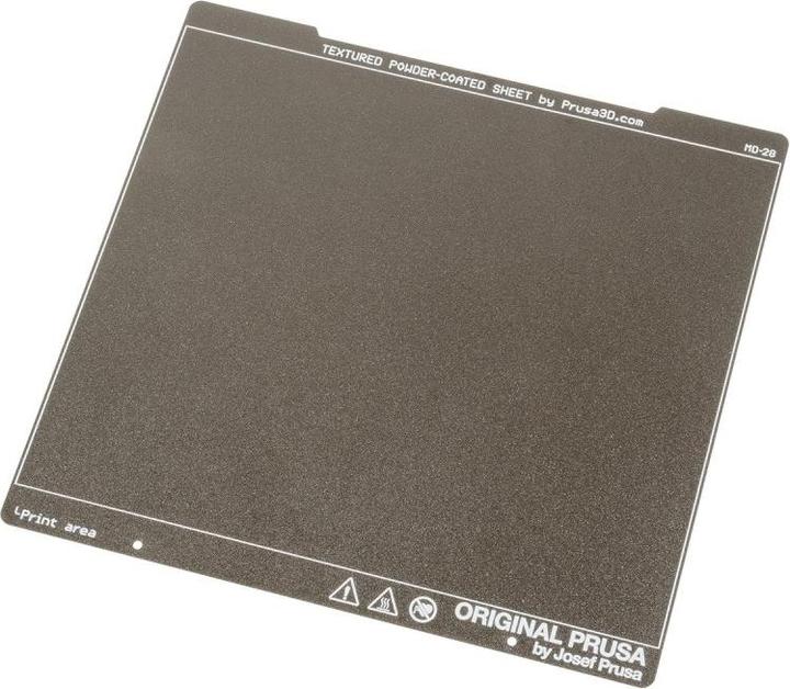 Actual product image Prusa Textured powder-coated sheet steel for MK3 and MK4 (Plate)