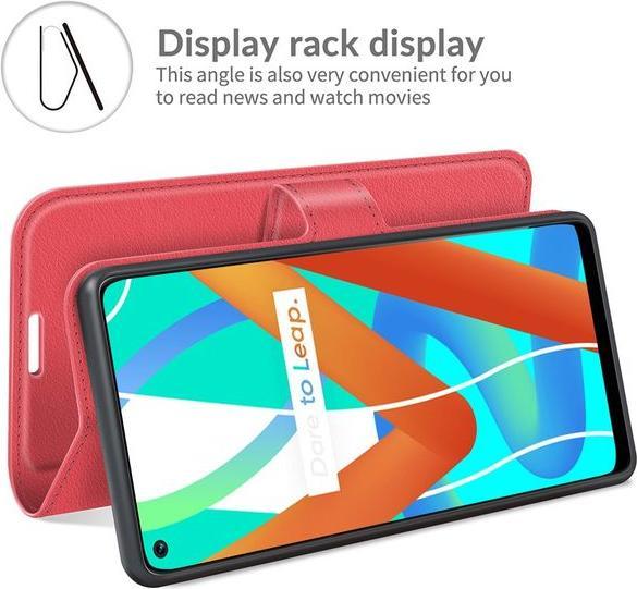 Produktbild MU Classic Litchi Leder Bookcover Series (Realme 8 5G)