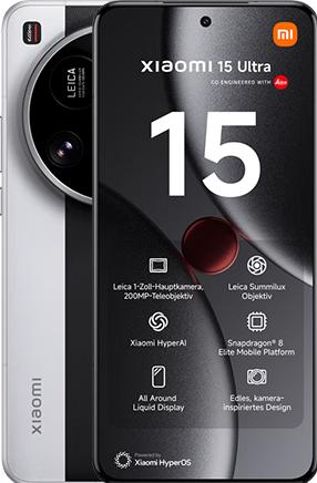 Image du produit Xiaomi 15 Ultra (512 Go, Argent Chrome, 6.73", Double SIM, 50 Mpx, 5G)