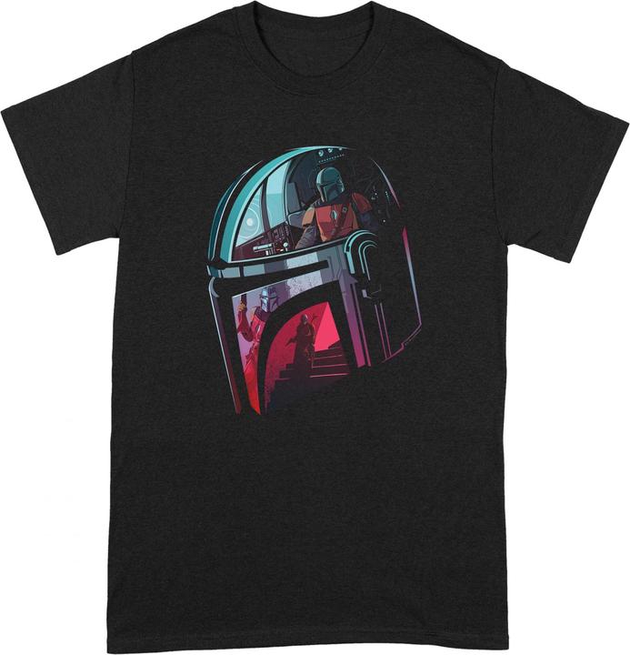 Image du produit Star Wars Mandalore Helmet Reflection Tshirt (M)