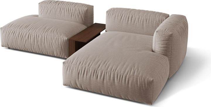 Image du produit Micadoni Canapé D'Angle Droit Modulaire, "Martina", 2 Places, 292x176x75 Fabriqué en Europe (Canapé d'angle)