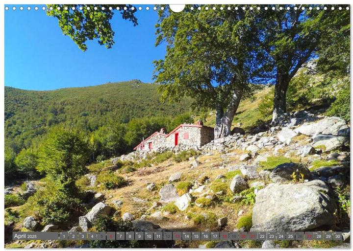 Actual product image Weitwandern auf Korsika GR 20 (Wandkalender 2025 DIN A3 quer), Monatskalender (A3, German)