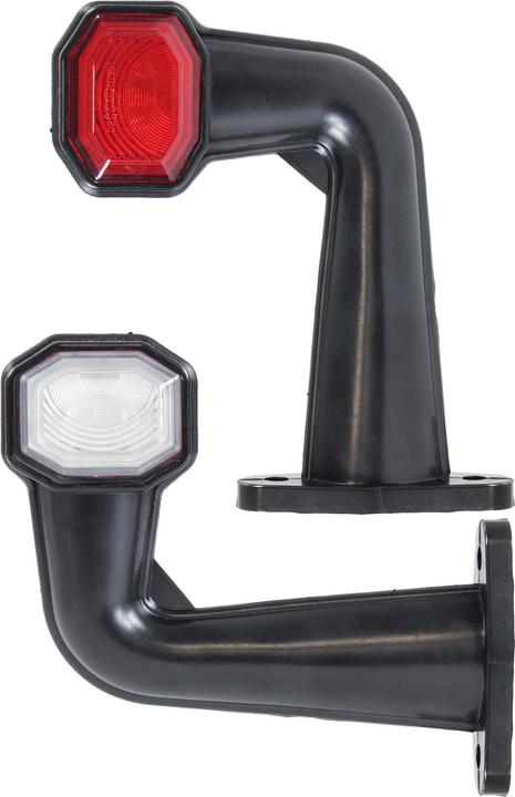 Wiltec Feu de gabarit Latéral 2x 6 LED Feu d’encombrement Camion Remorque Auto Éclairage Routier