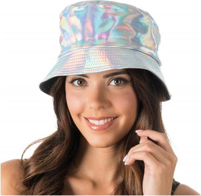 Produktbild Chaks Bucket Hat: Irideszierend Silber