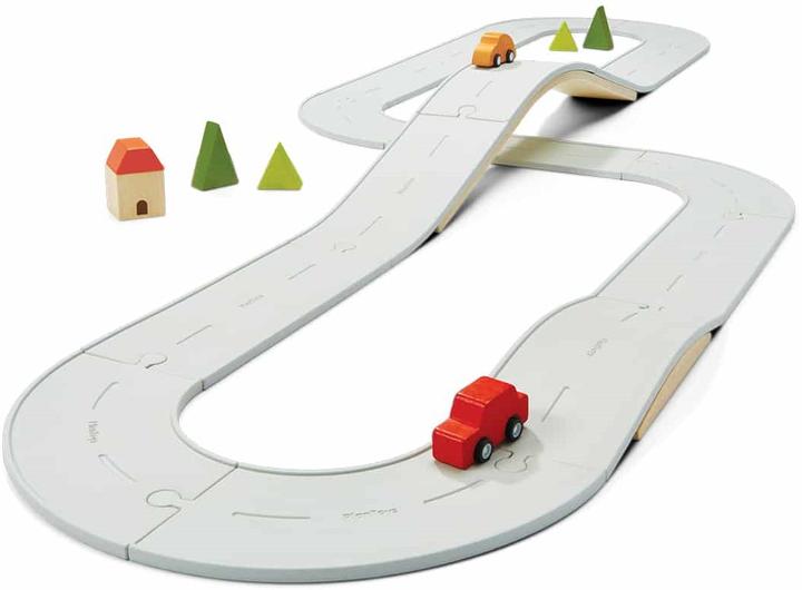 Produktbild Plantoys Strassen und Schienen Set aus Kautschuk