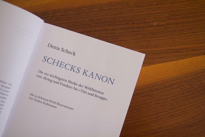 Actual product image Schecks Kanon (German, Denis Cheque, 2019)