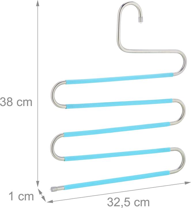 Immagine prodotto Relaxdays 4x appendini multipli per pantaloni (1 x)