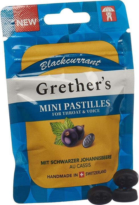 Immagine prodotto Grethers Pastiglie di ribes nero Pastiglie (1 pz., 30 g)
