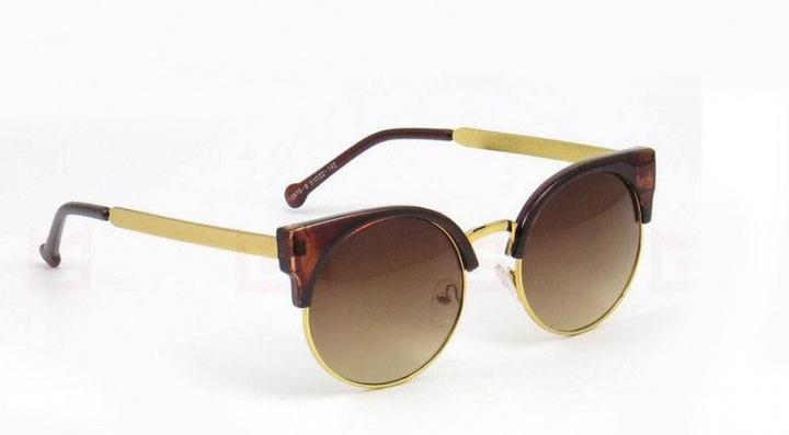 Immagine prodotto Hermex Occhiali da sole vintage retrò anni '80 UV400 - Marrone MOKKA