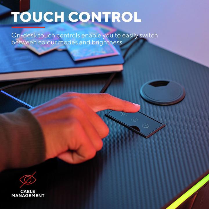 Image du produit Trust GXT 709 Luminus Gaming LED Desk