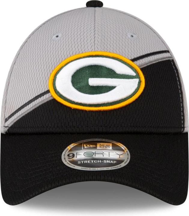 Image du produit New Era 9Forty Stretch Cap Sideline 2023 Green Bay Packers (Taille unique)