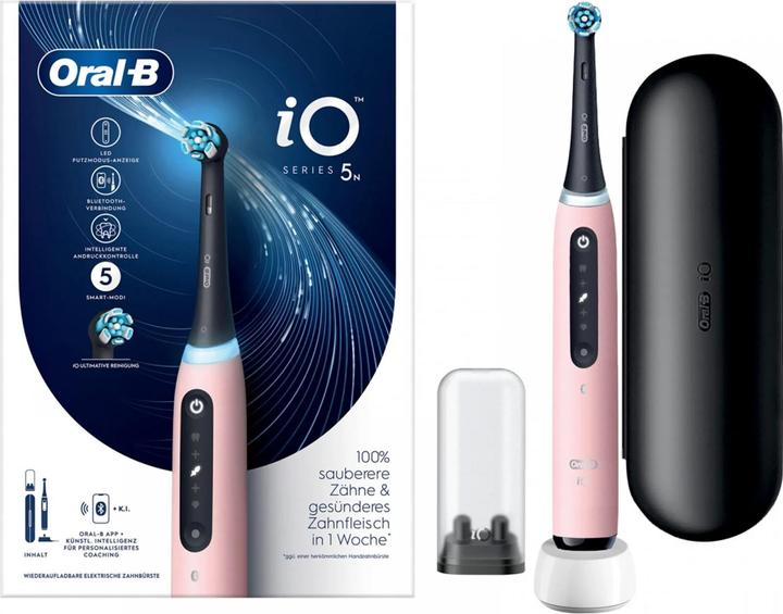 Actual product image Oral-B iO 5 + Sensitive (Oscillating toothbrush)