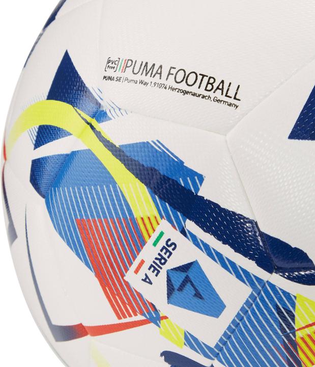 Actual product image Puma Piłka nożna Orbita Serie A Hybrid biało-niebiesko-czerwona 84299 01 5