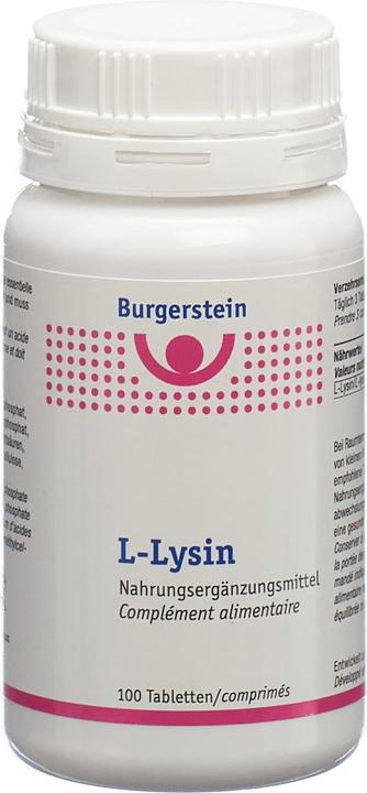 Produktbild Burgerstein L-Lysin (90 Stück, Tabletten, 50 g)