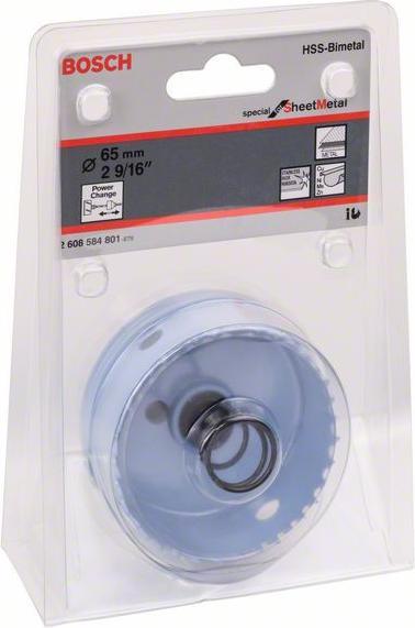 Actual product image Bosch Professional Zubehör Hole Saw Special Sheet Metal, 65 mm, 2 9/16-inch (65 millimetres)