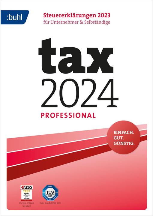 Produktbild Buhl Data Service tax 2024 Professional Download Code (1 User, unbegrenzt)