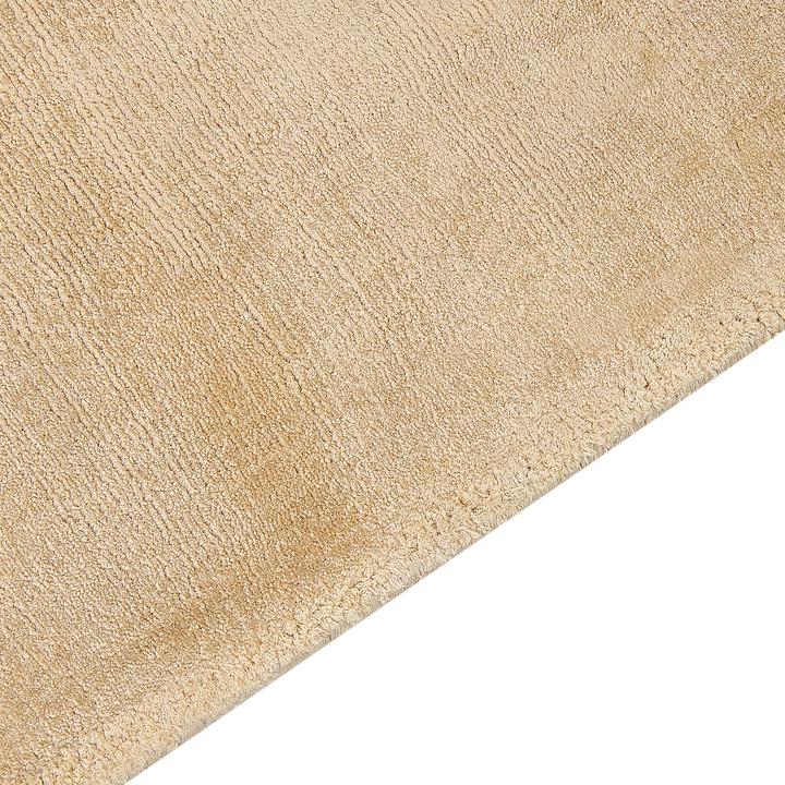 Produktbild Beliani Teppich Viskose sandbeige 80 x 150 cm Kurzflor GESI II (80 x 150 cm)