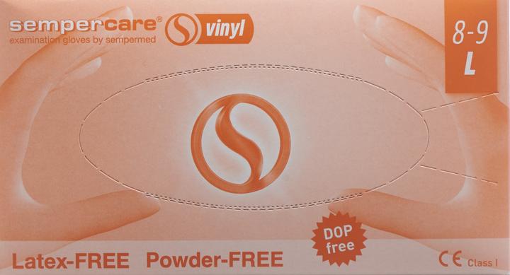 Produktbild Sempercare Vinyl puderfrei Einweghandschuh (L)