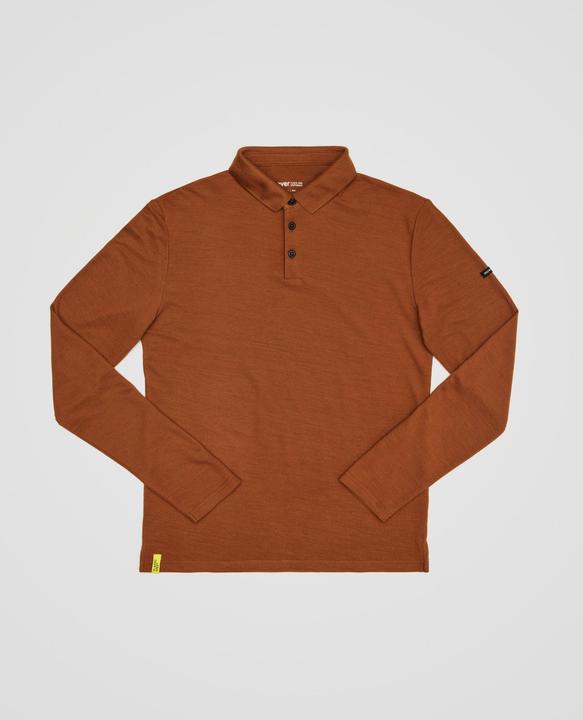 Mover Plastic Free Sportswear Long Sleeve Merino Polo