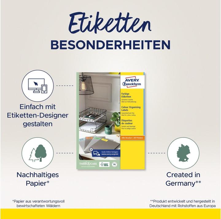 Produktbild Avery Organisations-Etiketten