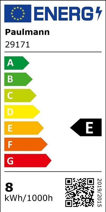 Energy Label Paulmann Reflector (GU10, 8 W, 750 lm, 1 x, E)