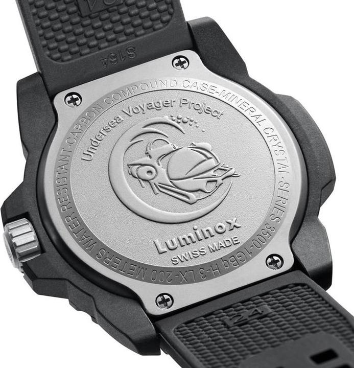 Actual product image Luminox Scott Cassell UVP Special Edition 3500 Series (Analogue wristwatch, 45 mm)