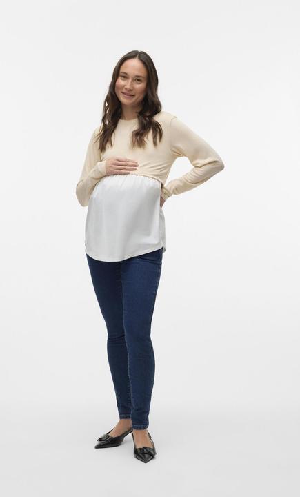 Image du produit Mamalicious Coupe normale Top col rond Blouse (S)