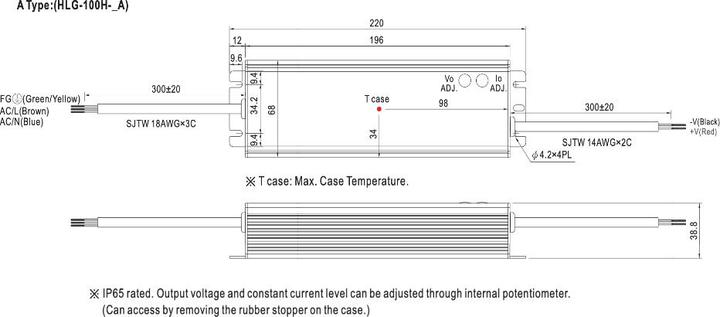 Image du produit MeanWell Conducteur LED Transformateur LED