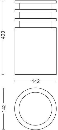 Image du produit Philips Hue Base de Lucca (806 lm, E27, IP44)