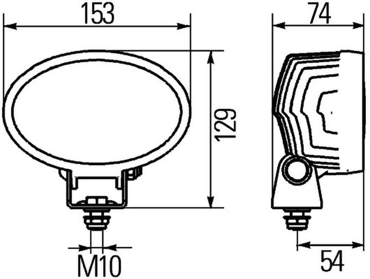 Produktbild Hella Arbeitsscheinwerfer LED für CASE