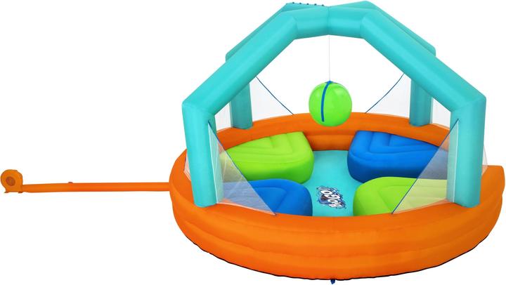 Produktbild Bestway aufblasbares Spielcenter Dodge & Drench Water Park, 4,5 x 4,5 x 2,68 m, 53383