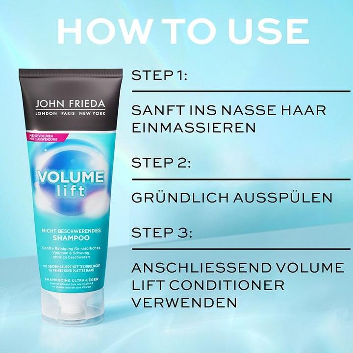 Produktbild John Frieda Volume Lift (500 ml, Flüssiges Shampoo)
