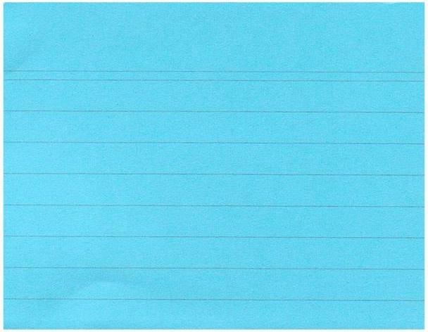 Staufen Karteikarte A5 liniert 7mm blau (A5, 180 g/m², 100 x)