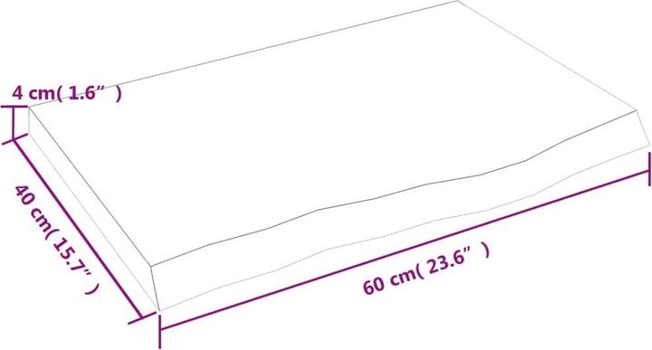 Produktbild VidaXL Gianna (60 x 4 x 40 cm)