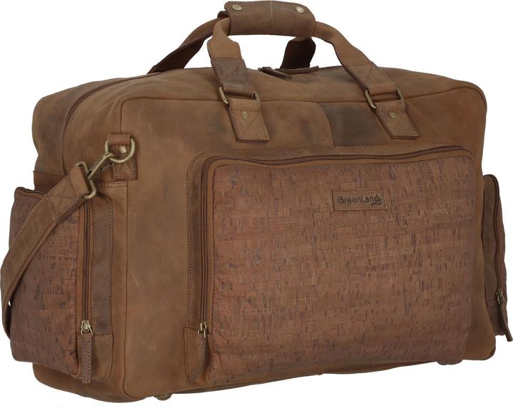 Actual product image Greenland Nature Nature Weekender travel bag leather 50 cm laptop compartment (39 l)