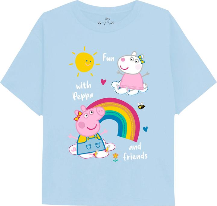Peppa Pig Rainbows & Friends TShirt Mädchen Langärmlig (116)