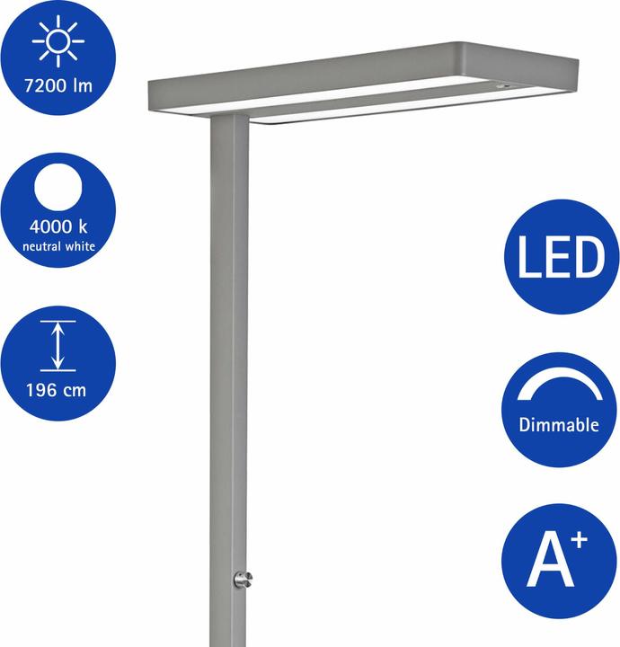Actual product image Maul Stehleu.LED juvis sens.sil (7200 lm)