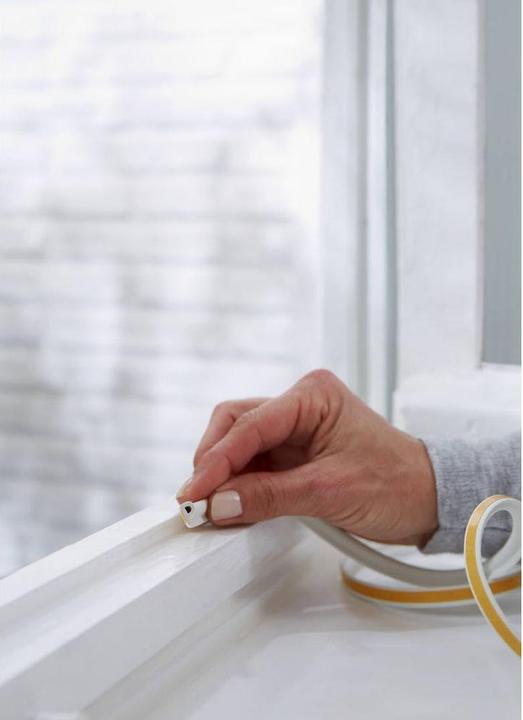 Actual product image tesa tesamoll CLASSIC P-profile window seal, rubber seal for insulation