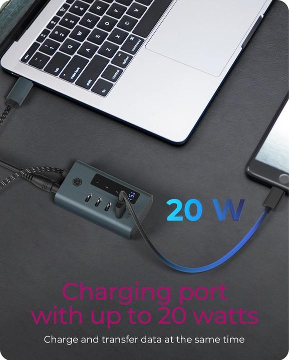 Produktbild Icy Box IB-HUB1454-C31 (USB-C, 4 Ports)
