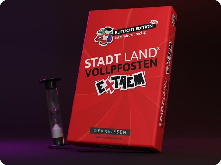 Produktbild Denkriesen STADT LAND VOLLPFOSTEN – EXTREM - Rotlicht Edition - "Jetzt wird's drecking" (Deutsch)